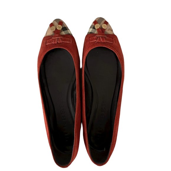 EUC Burberry Haymarket Yates Ballerina 37.5 - Picture 2 of 7